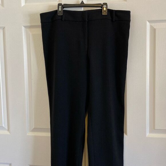 Elliot Lauren Classic Straight Leg High Waist Black Pants - Picture 2 of 6